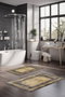 Mijölnir CT-5083 Juego de 2 Alfombrillas de Baño Antideslizante Antibacteriano Poliéster 40x60cm y 60x100cm